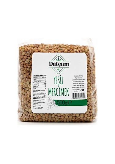Datçam Yeşil Mercimek 500 G