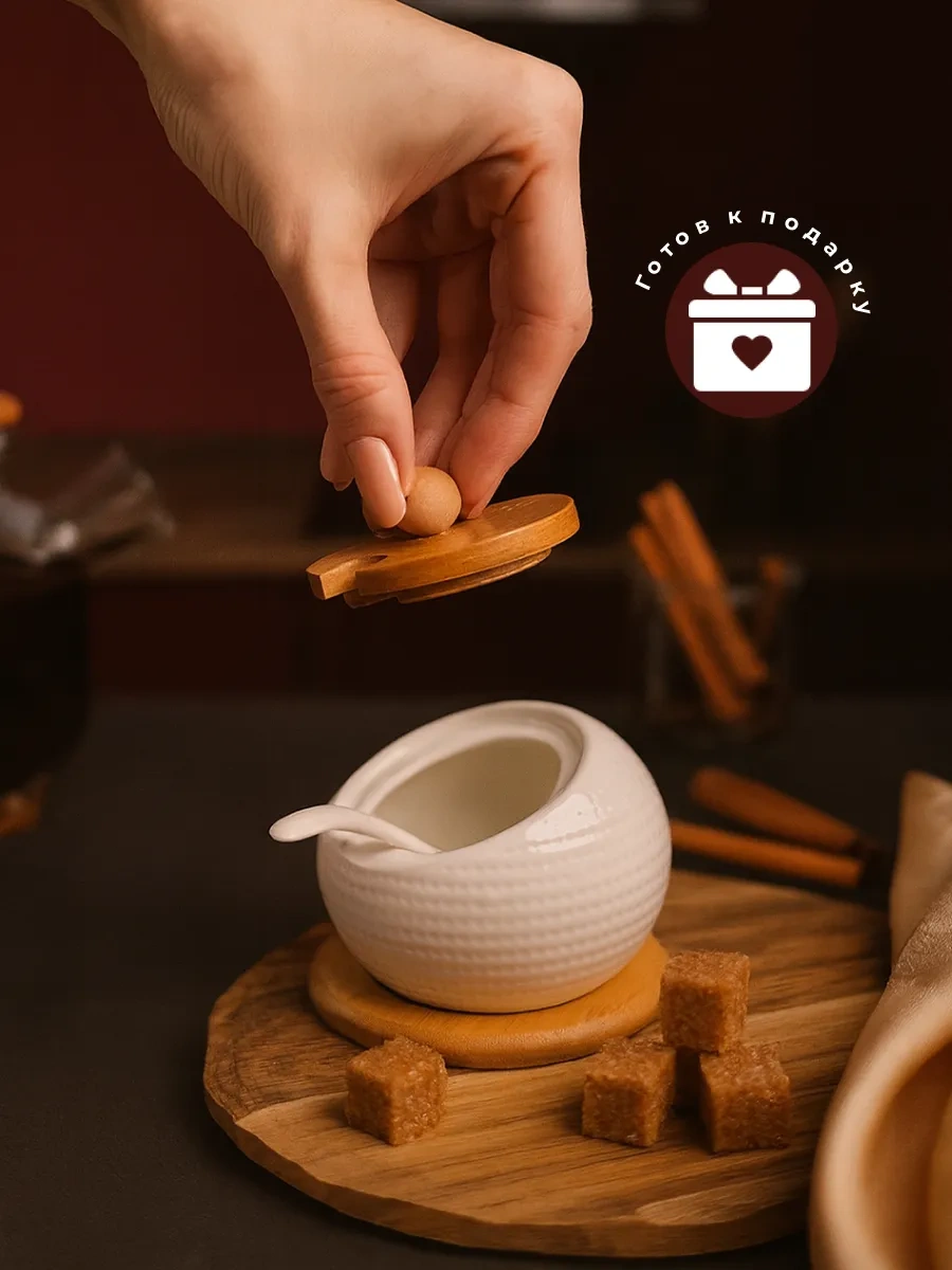 Home Rabbit Kapaklı Ve Kaşıklı Şekerlik Beyaz Porselen Stand Üzerinde 116785036 Beyaz