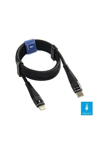 Shaza iOS Uyumlu İphone Lightning To Type-C Pd 5A 100W Örgülü