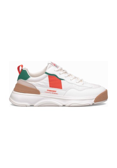 Humtto 152-18215 Erkek Klasik Sneaker Beyaz Beyaz