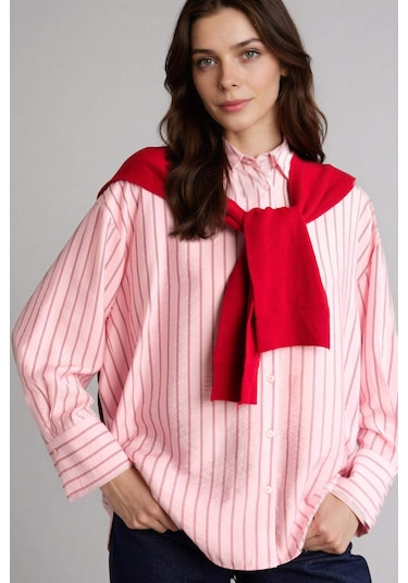 Defacto Relax Fıt Baskılı Uzun Kollu Tunik C5629ax26sppn186 Pembe-pn186 Defacto Relax Fıt Baskılı Uzun Kollu Tunik C5629ax26sppn186 Pembe-pn186