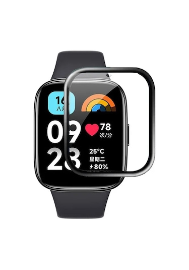 Xiaomi Redmi Watch 3 Ekran Koruyucu 3d Kavisli Full Kaplama Pmma