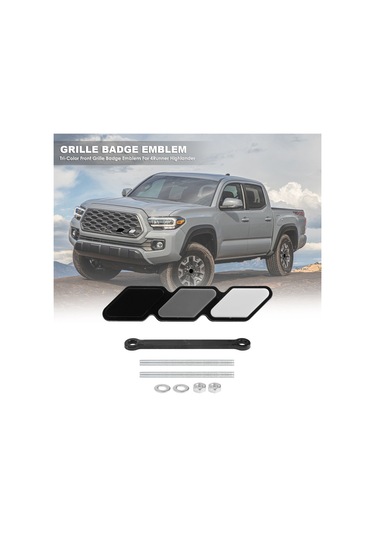 Synodicmonth Toyota Tacoma 4runner Highlander İçin Üç Renkli Ön Izgara Rozet Amblemi