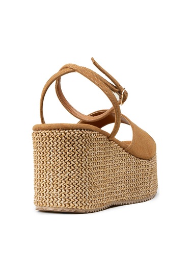 Deery Kadın Taba Renkli Platform Sandalet - Rd814ztbac01 Taba