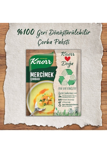 Knorr Süzme Mercimek Çorbası 10 x 76 G