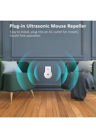 Peller Pro Smart Circle Pest Repeller Ultrasonik-elektronik Fare Haşere Akrep Yarasa Kovucu
