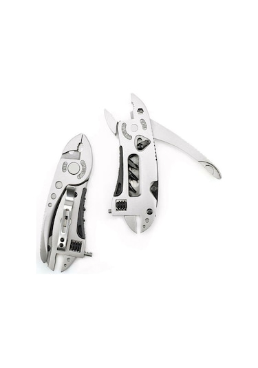 Ccgloball Multifuntion Pense Survival Çoklu El Aletleri Mini Tornavida Seti Ayarlanabilir Anahtar Çene Anahtarı Cebitamirat