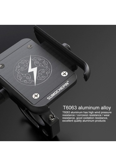 Novahub Kancalı Motosiklet Alüminyum Braketi, 4-6,5 İçin Siyah Uygun Siyah