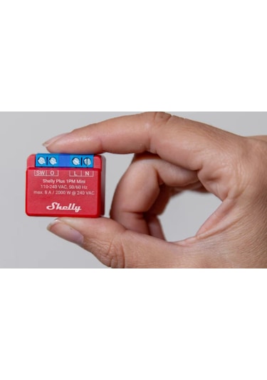 Shelly Plus 1pm Mini Gen3 1kanallı Wifi Enerji Ölçer Akıllı Röle
