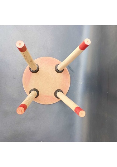 Na Neşeli Ahşap Ahşap Çocuk Taburesi. Çocuk Sandalyesi. Çalışma Masası .renkli Çocuk Odası Sehpa Çiçeklik Ev Dekoru Kırmızı