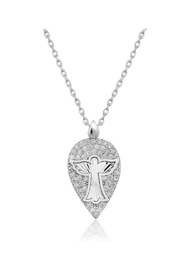 Supertrend Gümüş Melek Damla Bayan Kolye Gümüş