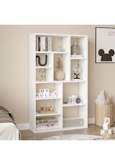 Robin Home Oscar Kitaplık 124cm Beyaz
