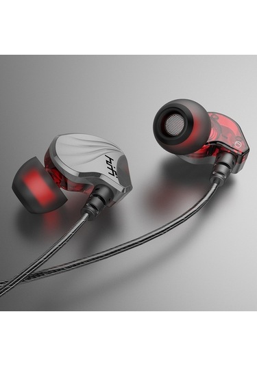 Willowhaven S2000 Ipx5 Su Geçirmez Spor Kulaklık, 3.5mm Kablo, Mikrofonlu, 6d Surround Bass, Koşu Ve Oyun İçin Gümüş/ Diğer