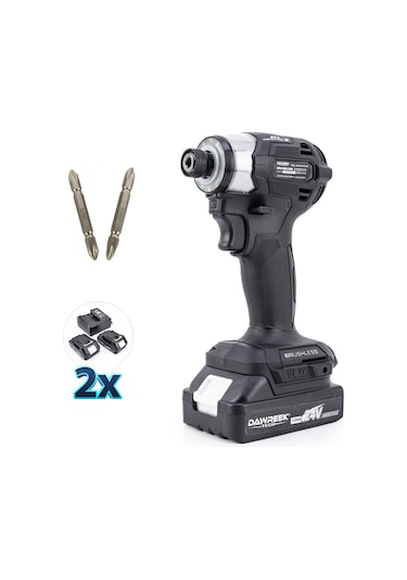 Dawreek Akülü Torklu Vidalama/Somun Sıkma Makinesi - Siyah