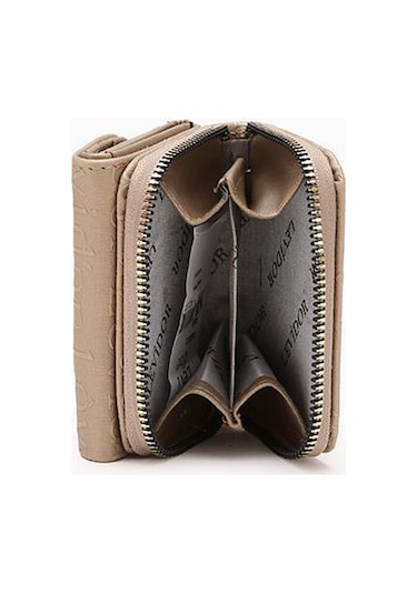 Gold Kabartma Desen Cüzdan Gold