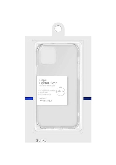 Benks Apple Uyumlu iPhone 12 Mini Kılıf Benks Magic Crystal Clear Glass Kapak ZORE-218493