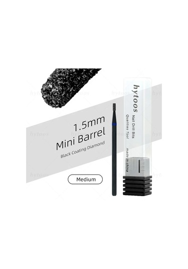 Hytoos Pro Siyah Elmas Tırnak Matkap Uçları Rus Tırnak Eti Ucu Tırnak Matkap Ölü Cilt Tırnak Eti Temizleyici Çivi Ön Tedavi Araçları Açık Yeşil