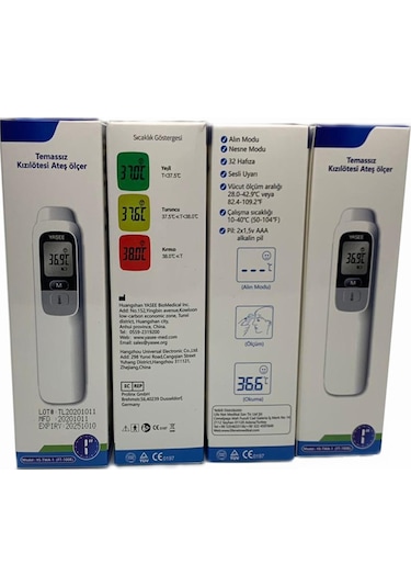Yasee Ateş Ölçer Cihazı Ft-100B