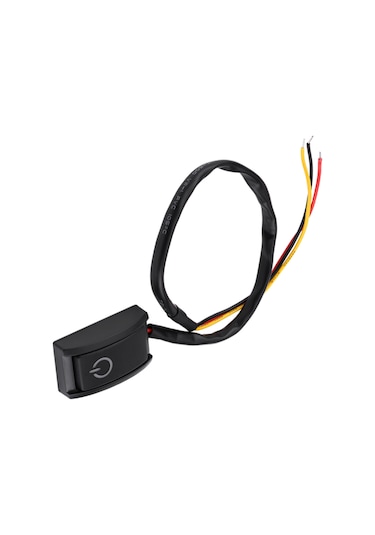 Kosona 12v 200ma Araba Diyarı Anahtar, Yapıştırıcı Tabanlı, Kompakt, Kesintisiz İşlev, Abs Malzeme, Siyah Renk