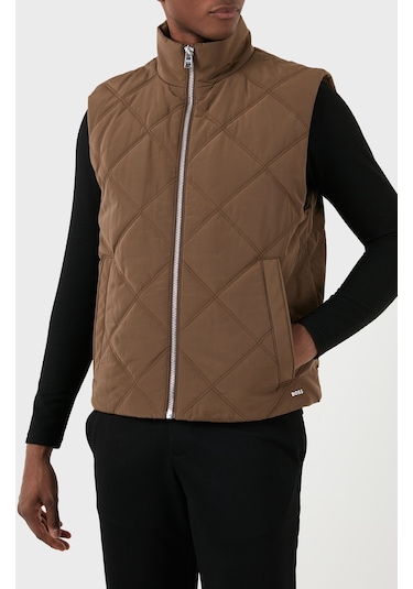 Boss Erkek Yelek 50506356 249 Kahve