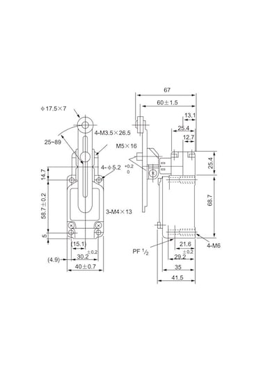 CWLCA12-2-Q CNTD LİMİT SWITCH