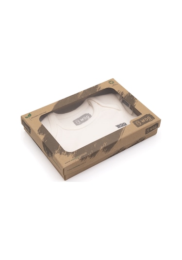 Woo Baby Ekru Askılı Body-zıbın 3-6m 62 Cm Ekru