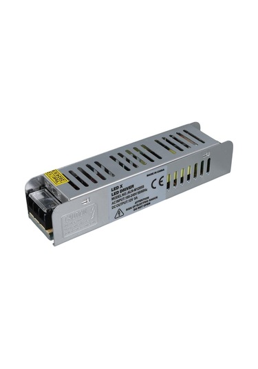 Ledx Aln-m1205s 12 Volt 5 Amper Slim Metal Kasa Adaptör 160x40x35mm