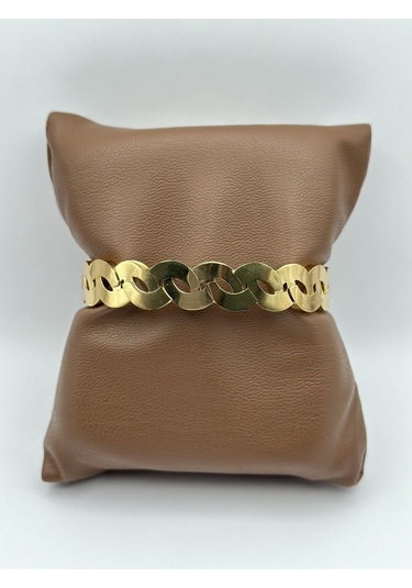 Arnes Jewelry Çelik Zincir Kelepçe Ar206nes Gold