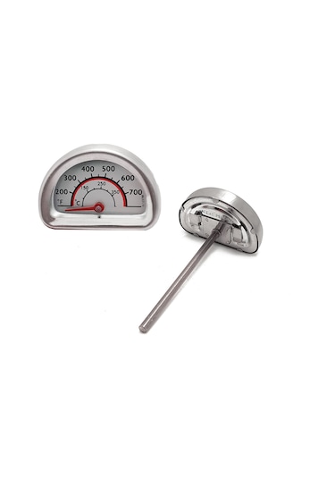 Barbekü Mangal Fırın Termometresi Mekanik 430 Derece Thr322