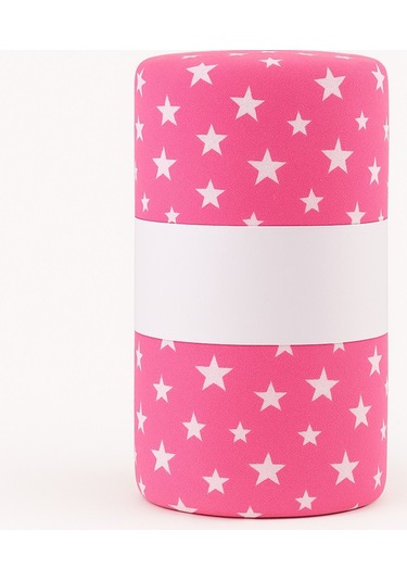 Desenli 100 X 200 Cm Tek Kişilik Pembe Yıldız Lastikli Çarşaf Ve Yastık Kılıfı Pembe