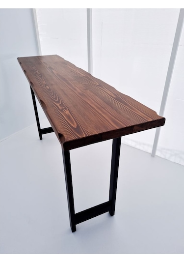Bintaşmobilya Kütük Bar Masası 200X50.Cm
