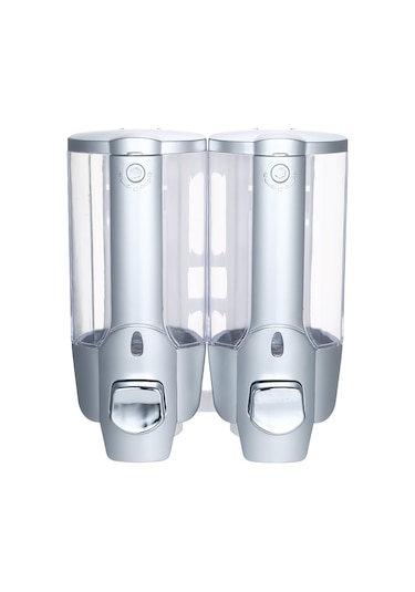 Reedark "kilitli Çift Hazneli Duvar Sabunluk - Şık Ve Hijyenik Ev & İş Yeri Çözümü" 112 Karakter Alternatif Başlık: "premium Kilitli Duvar Sabun Dispanseri - Geniş Kapasiteli, Sızdırmaz" 97 Karakter Gümüş