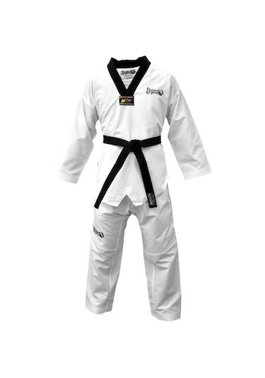 Dragondo 13120 Fighter Siyah Yaka Taekwondo Elbisesi Siyah