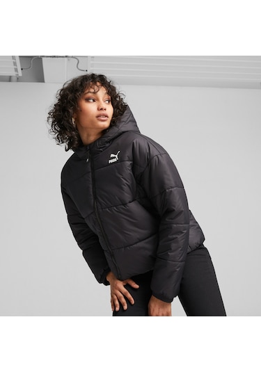 Puma Classics Padded Kadın Siyah Mont Düz 621692 Siyah