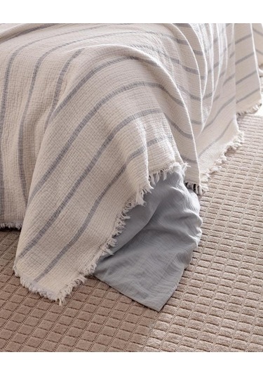 Madame Coco Marguerite 8 Parça Çeyiz Seti Ekru - Gri Gri - Ekru