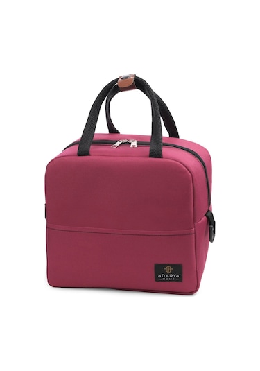 7 Lt Yemek Taşıma Çantası Sıcak Ve Soğuk Termal Termos Kamp Piknik Soğutucu Buzluk Çanta Fuşya Fuşya