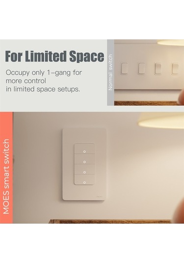 Besthome1 Zigbee Uyumlu Anahtar, 1-4 Yönlü Seçenek, Tuya Kompatibilite Akıllı Ses Ve Uzaktan Kontrol Tuya Zigbee