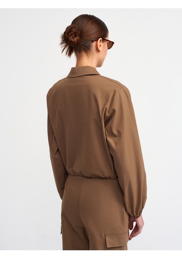 Dilvin Pamuk Ceket Kahve