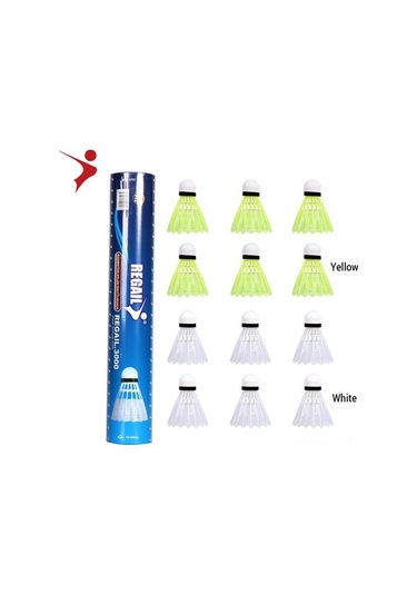 Flybuy Ve Tüylü Topu Stabil Sporları Seti Regaıl Plastik Mekan İçin İç/dış Dayanıklı Badminton 12'li - Up