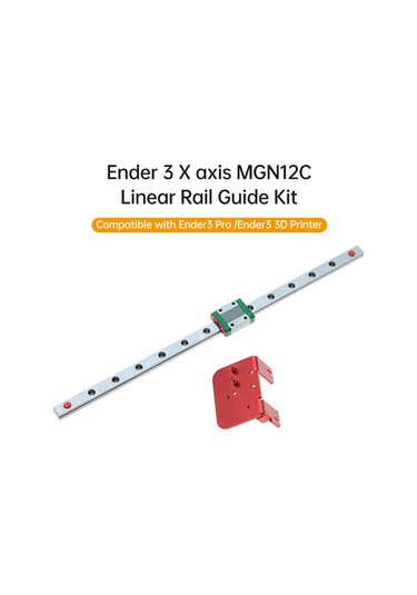 Ximistore9 Ender-3 Mg12c 310mm Raylı Yükseltme Seti - Ender-3/ender-3 Pro Uyumlu 3d Yazıcı Aksesuarı