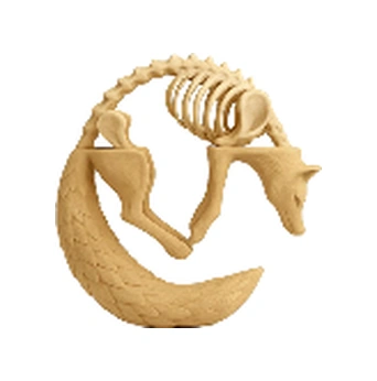 Mitolojik Kurt Figürü - Dekoratif Heykel