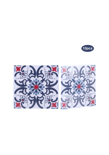Shineyee 10 Adet 10x10cm Pvc Mutfak Banyo Zemin Duvar Sticker - Suya Dayanıklı, Yağa Dayanıklı, Kayganlık Engellici Dekoratif Duvar Yapıştırıcı Diğer