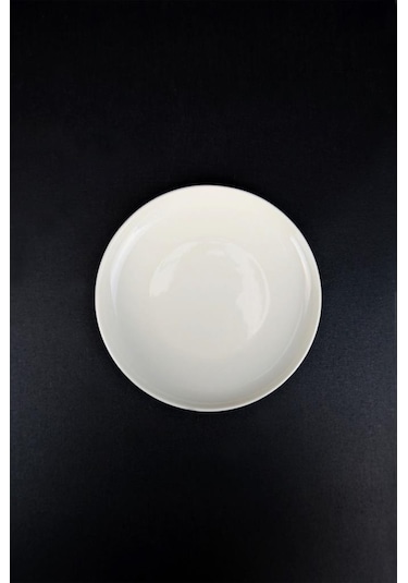 Digithome Semazen 6 Lı Porselen Pasta Ve Sunum Tabağı Seti 17 Cm Krem - Tl4054475 C320.003