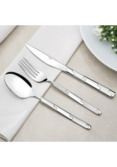 Nehir Londra Model 304 Kalite Satenli Çay Kaşığı 2 MM 12 Adet