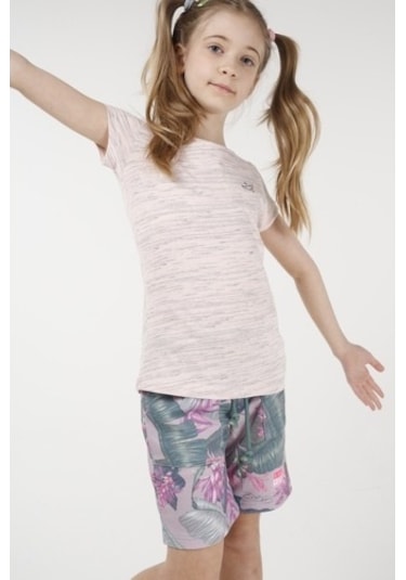 Brz Kids Kız Çocuk Kısa Kollu T-Shirt Pembe