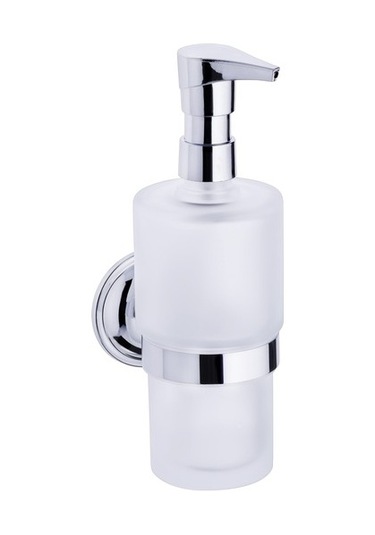 Camero Safir Chrome Sıvı Sabunluk Camlı Sfr-C 1006