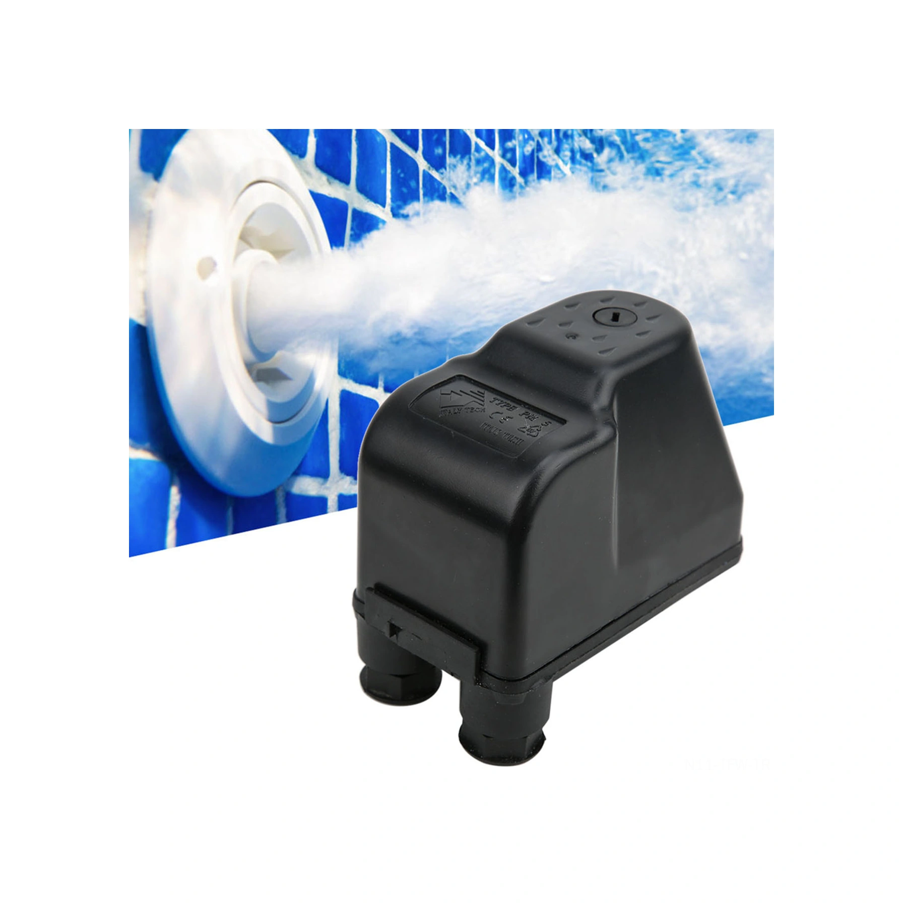 Tenfowee G1/4" Plastik Su Pompa Otomatik Kontrolörü - 1.0-5.0bar Basınç Aralığı, 250v, Ip44 Koruma, Kendi Kendine Açma/kapatma Fonksiyonu Jet, Bahçe, Self-priming Pomplar İçin