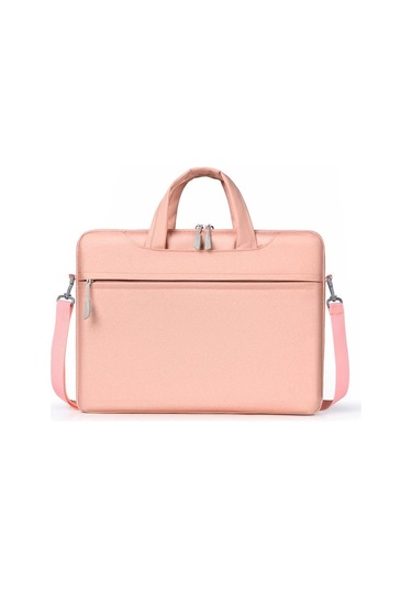 Dizüstü Bilgisayar Çantası Dizüstü Bilgisayar Çantası 13.3 14 15.6 İnç Su Geçirmez Dizüstü Bilgisayar Çantası Bilgisayar Omuz Çantası Evrak Çantası Dizüstü Bilgisayar Kılıfı İçin Uygundur Pembe, 15.6 İnç Pembe