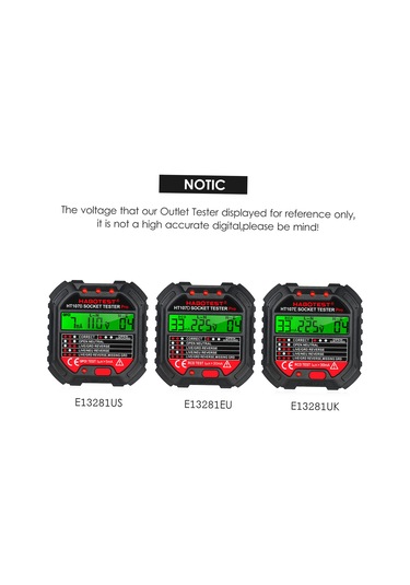 Springsun Habotest Ht107d: 90 - 250v, Otomatik Polarite & Sigorta Bulucu