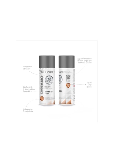 Kluger Gri Oto Jant Sprey Boyası 512